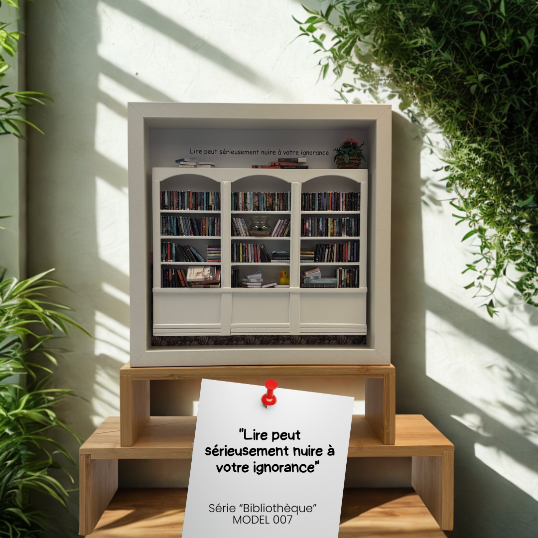 Model 007 "Lire peut sérieusement nuire à votre ignorance" Model 007 – Image 1